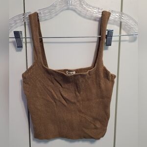 Garage knit crop top